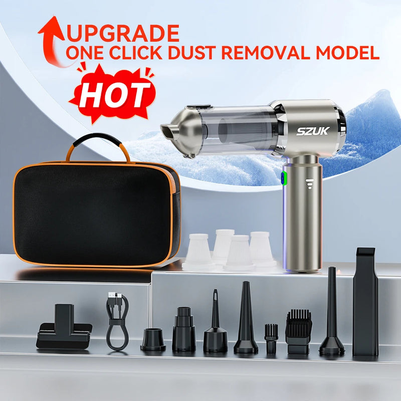 Danoz CleanSmart 💎 | SZUK 100W Cordless Handheld Vacuum | 15KPa Suction | 3-in-1 Vacuum, Blower & Inflator | HEPA Filter | 7 Variants | Free Postage!