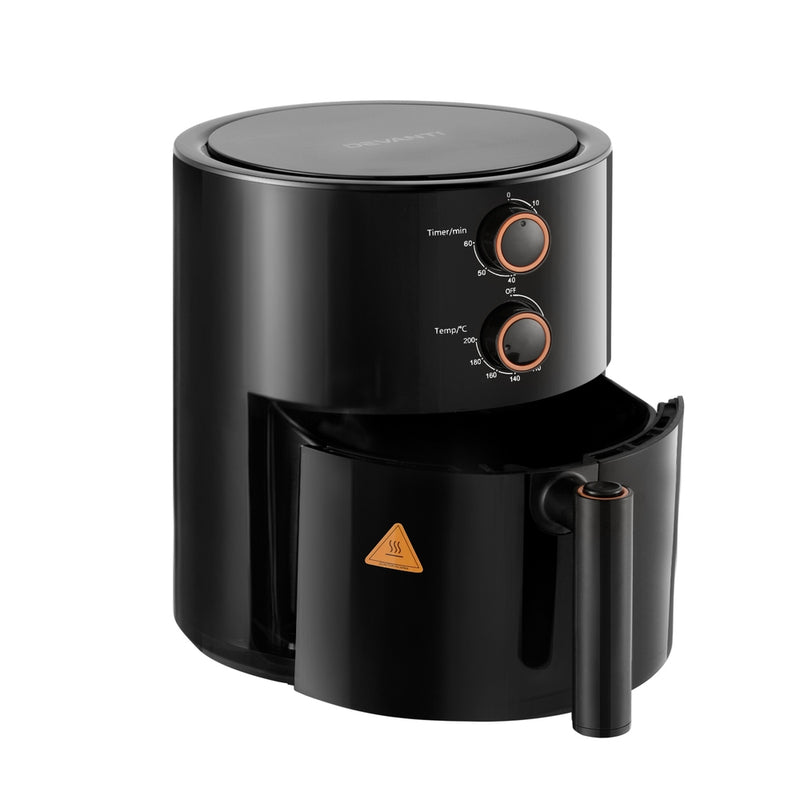 Danoz Direct - Devanti 4L Air Fryer Knob Control 1500W