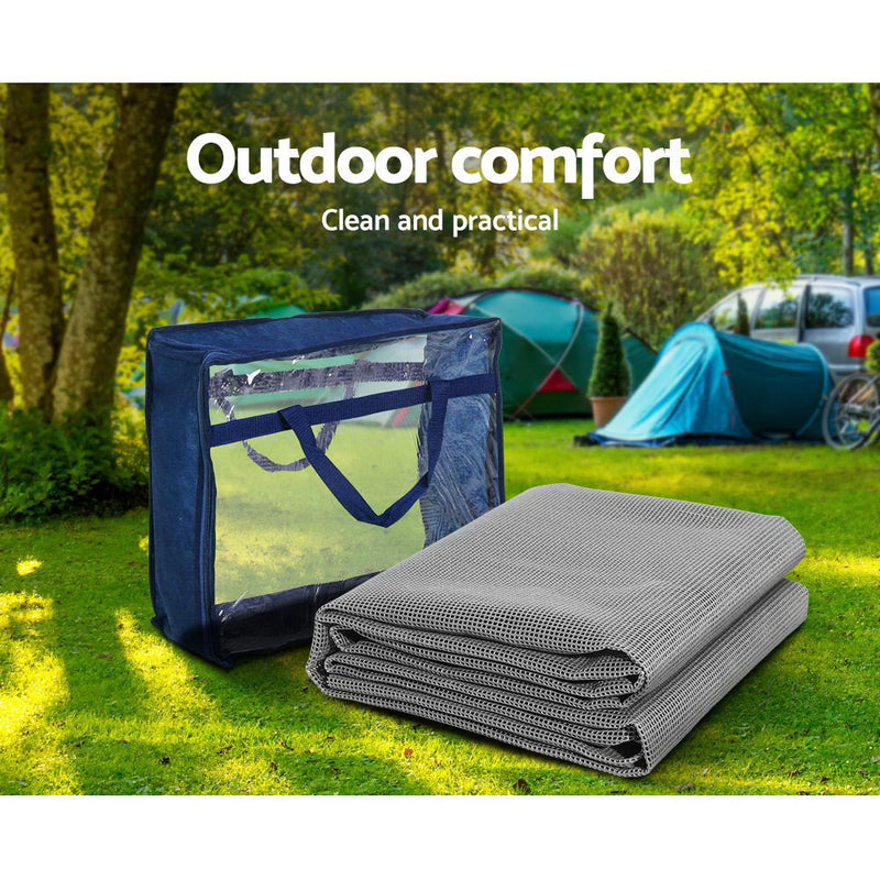 Danoz Direct - Weisshorn 4M X 2.5M Annex Matting Floor Mats Mesh Caravan Camping Annexe