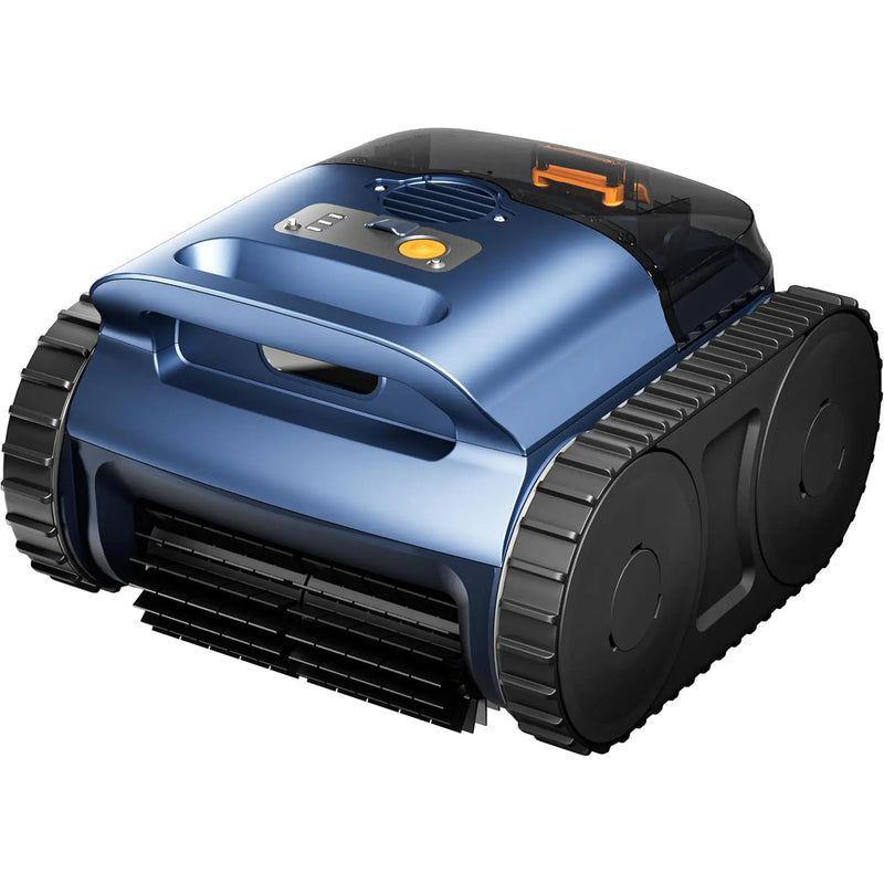 🏊 Danoz PoolSmart | Seauto SAT20 Pro Cordless Robotic Pool Cleaner | 180W Brushless Motor | Sonar Navigation | Wall Climbing | 150-Min Runtime | Sky Blue & Dark Blue