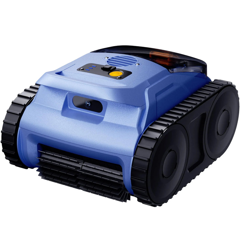 🏊 Danoz PoolSmart | Seauto SAT20 Pro Cordless Robotic Pool Cleaner | 180W Brushless Motor | Sonar Navigation | Wall Climbing | 150-Min Runtime | Sky Blue & Dark Blue