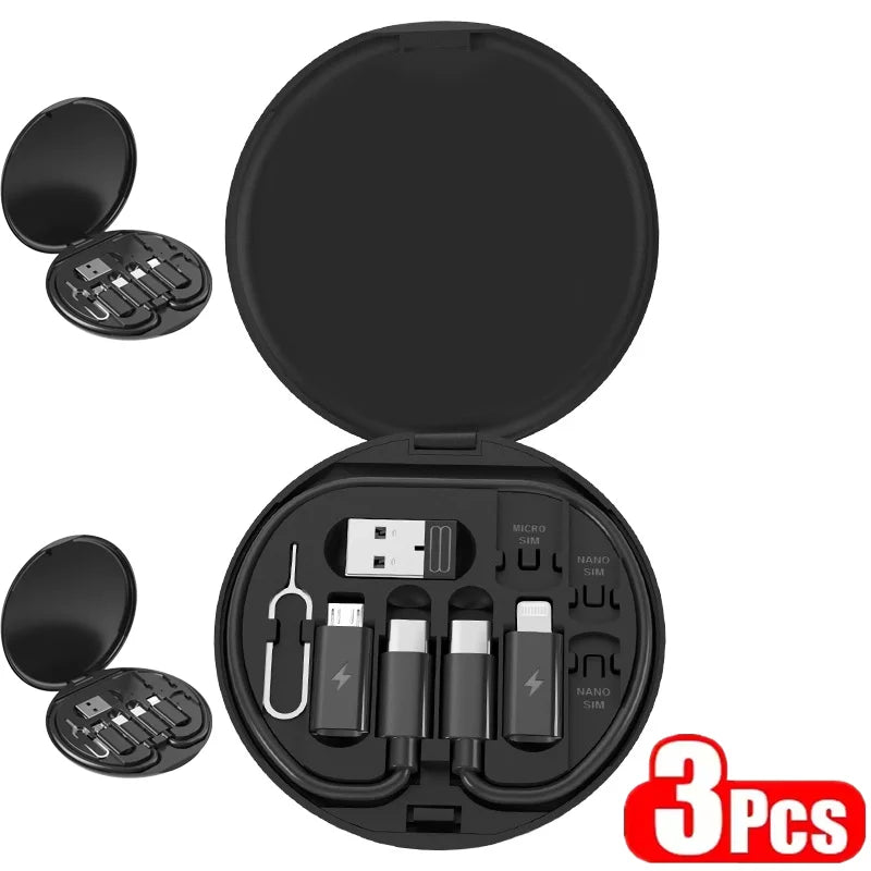 Danoz Smart - Multi USB Type C to C 60W Charging Adapter Cable Kit USB C to Lighting Conversion Set USB A & Type C to Micro/Type C/Lighting - Buy 1 get 1 Free