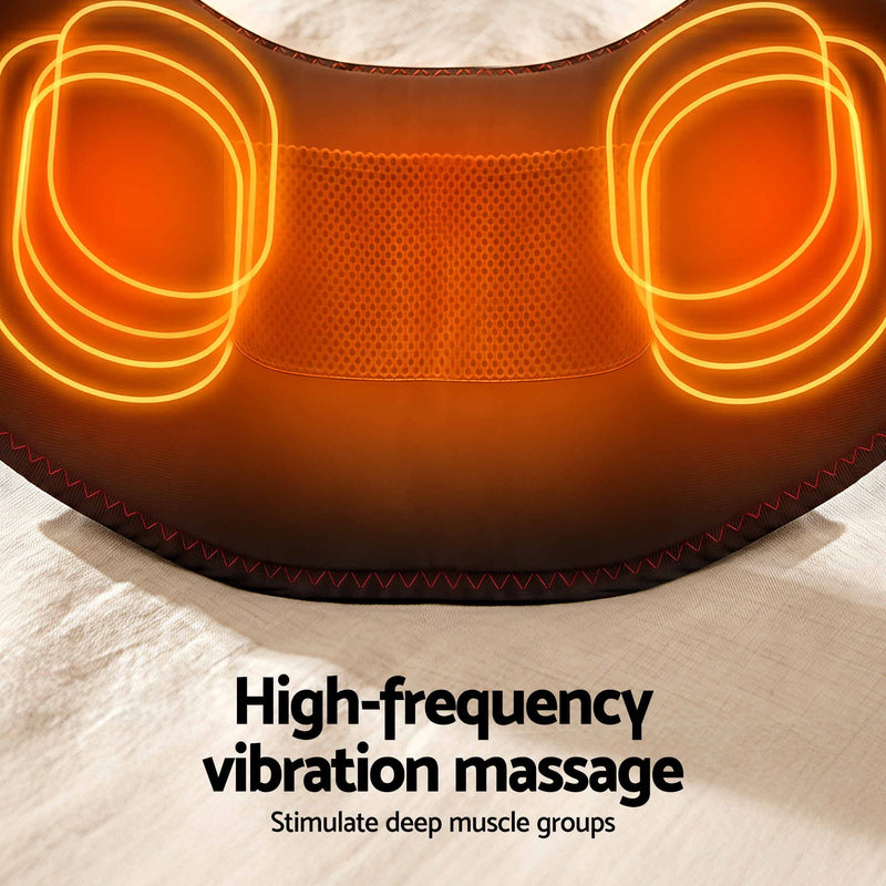 Danoz MassageSmart | Livemor Lumbar Massager Belt 🦴 | Airbag Traction, 9-Level Vibration, Heat Therapy — Sciatica & Back Pain Relief