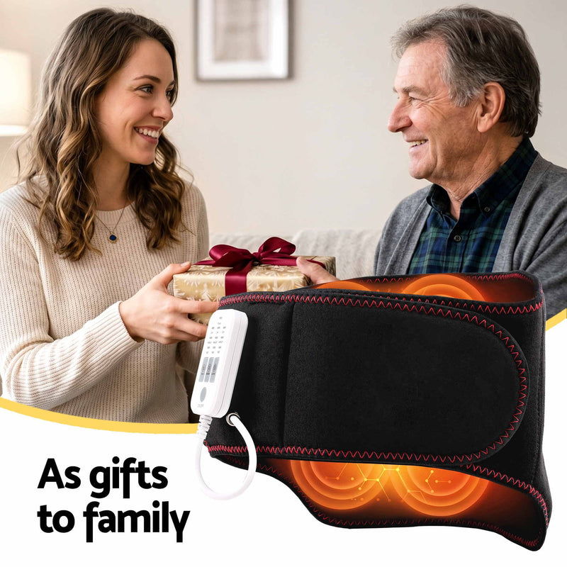 Danoz MassageSmart | Livemor Lumbar Massager Belt 🦴 | Airbag Traction, 9-Level Vibration, Heat Therapy — Sciatica & Back Pain Relief