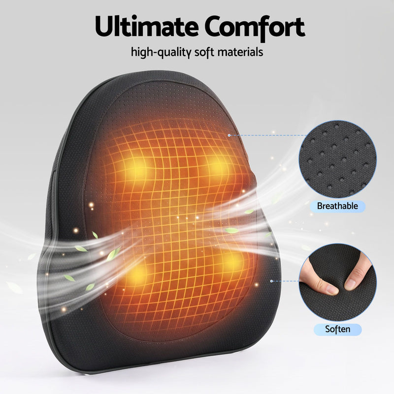 Danoz MassageSmart | Livemor Cordless Back Massager with Heat 🦴 | 3-Speed Deep Tissue Kneading — Neck, Shoulder, Lumbar, Thigh & Calf