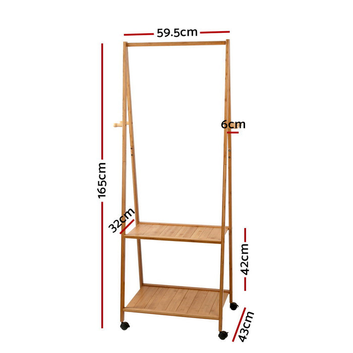 Danoz Direct Artiss Clothes Rack Coat Stand! With a sleek and stylish design, 165x59cm