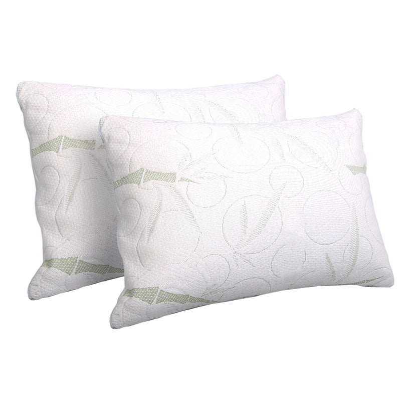 Danoz PillowSmart - Giselle Bedding Memory Foam Pillow Bamboo Twin Pack
