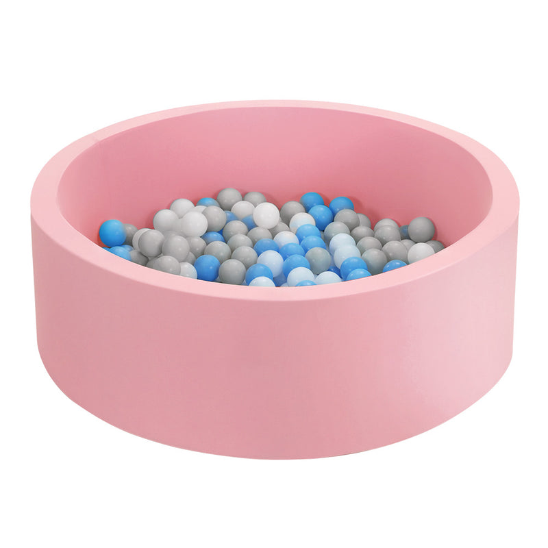 Danoz Direct - Keezi Kids Ball Pit 90x30cm Ocean Foam Play Pool Barrier Toys Children Pink