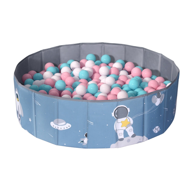 Danoz Direct - Keezi Kids Ball Pool Pit Toddler Play Foldable Child Playhouse Storage Bag Blue
