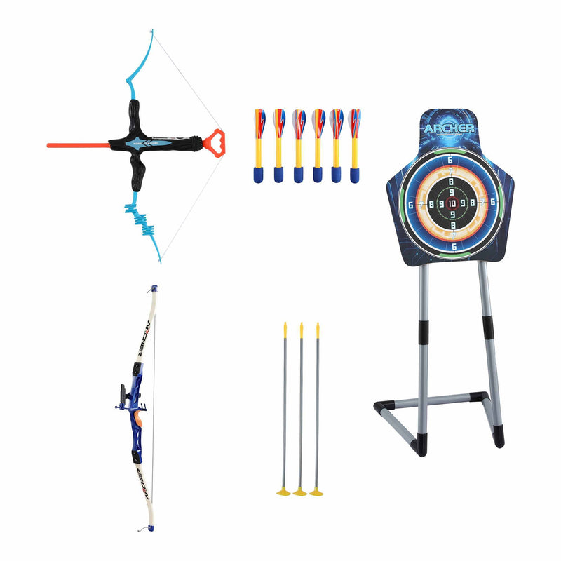 🏹 Danoz KidSmart | Keezi Kids Bow & Arrow Archery Set | Freestanding Target | Suction Cup Arrows | Ages 6+ | Indoor & Outdoor