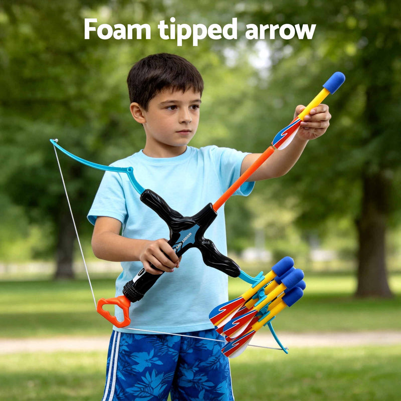 🏹 Danoz KidSmart | Keezi Kids Bow & Arrow Archery Set | Freestanding Target | Suction Cup Arrows | Ages 6+ | Indoor & Outdoor