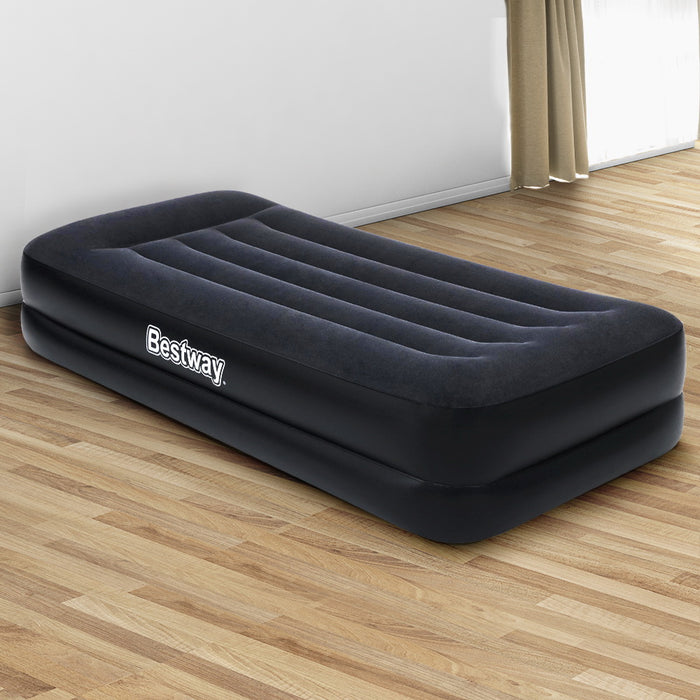 Get a good night's sleep anywhere with Danoz Direct Bestway Air Mattress. single-size inflatable bed boasts a comfortable 46cm height