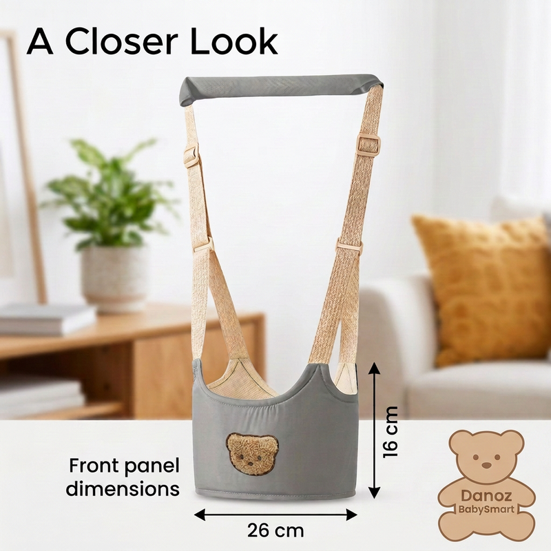 🧸 Danoz BabySmart | Adjustable Toddler Walking Harness | Bear Design & Padded Handle | Buy 1 Get 1 Free | Free Postage!