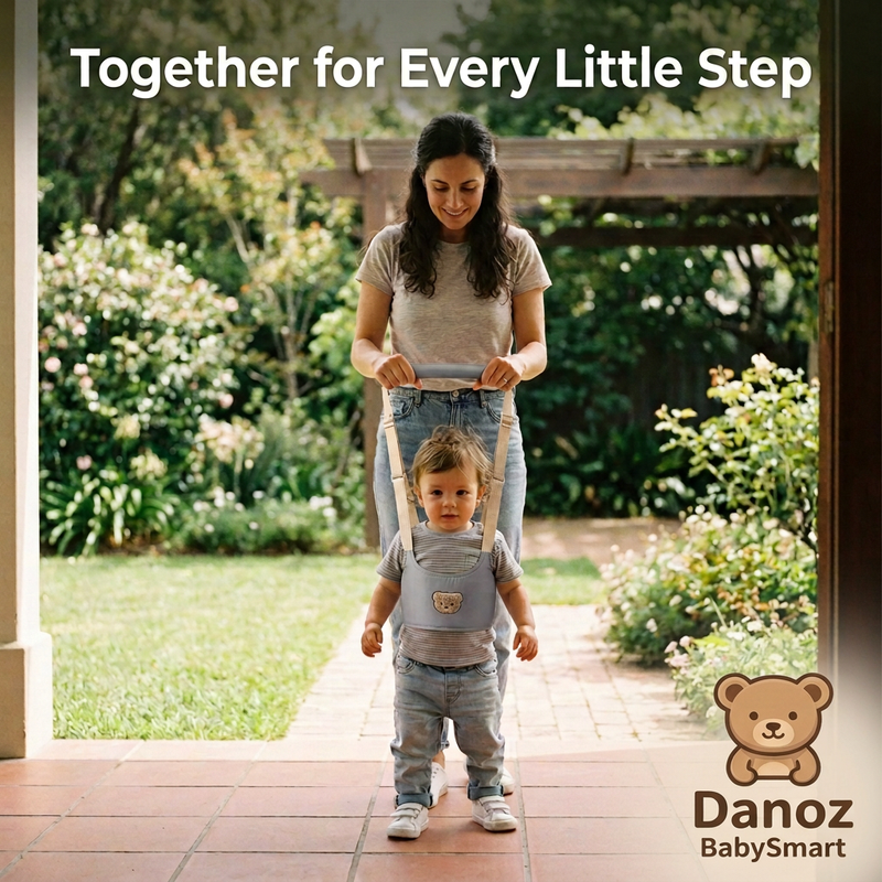 🧸 Danoz BabySmart | Adjustable Toddler Walking Harness | Bear Design & Padded Handle | Buy 1 Get 1 Free | Free Postage!