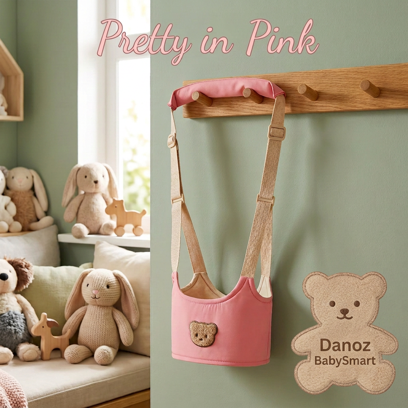 🧸 Danoz BabySmart | Adjustable Toddler Walking Harness | Bear Design & Padded Handle | Buy 1 Get 1 Free | Free Postage!