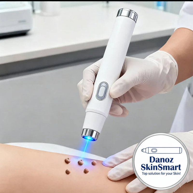 Danoz HealthSmart - Warts Blue Light Tool, Easy To Clean Skin Care Tool, Super Deal!