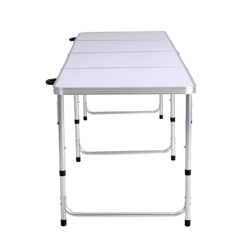 Danoz Outdoors - Weisshorn Folding Camping Table 240CM Portable Outdoor Picnic BBQ Aluminium Desk