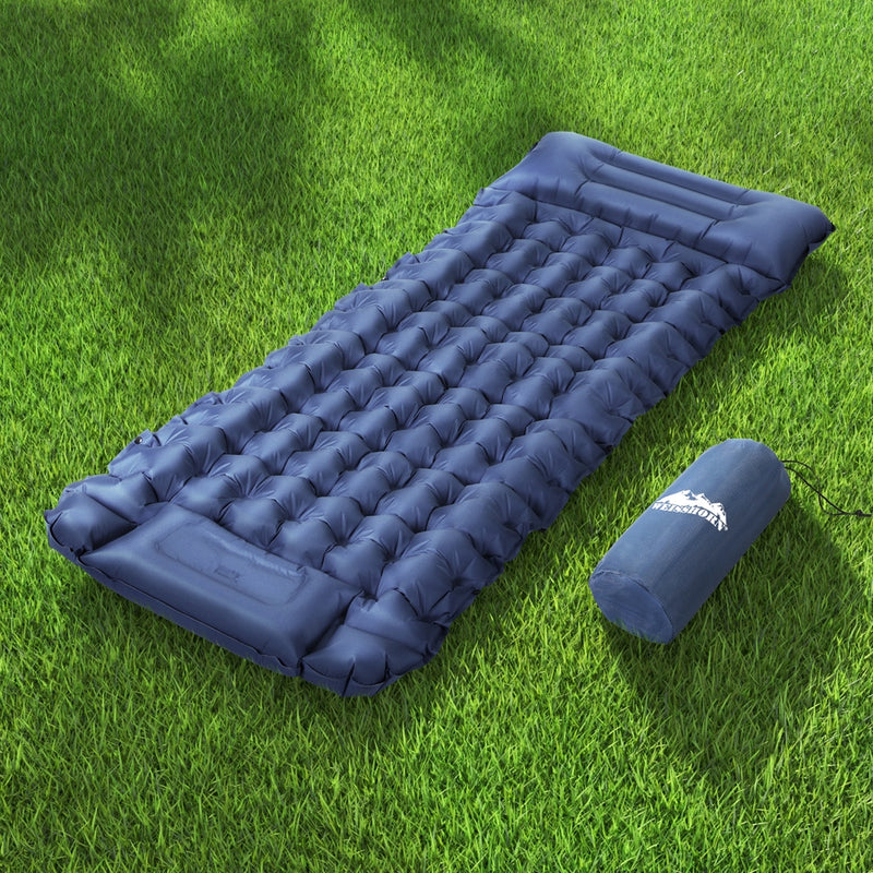 Danoz Direct - Weisshorn Self Inflating Mattress Camping Sleeping Mat Air Bed Single Pillow Bag