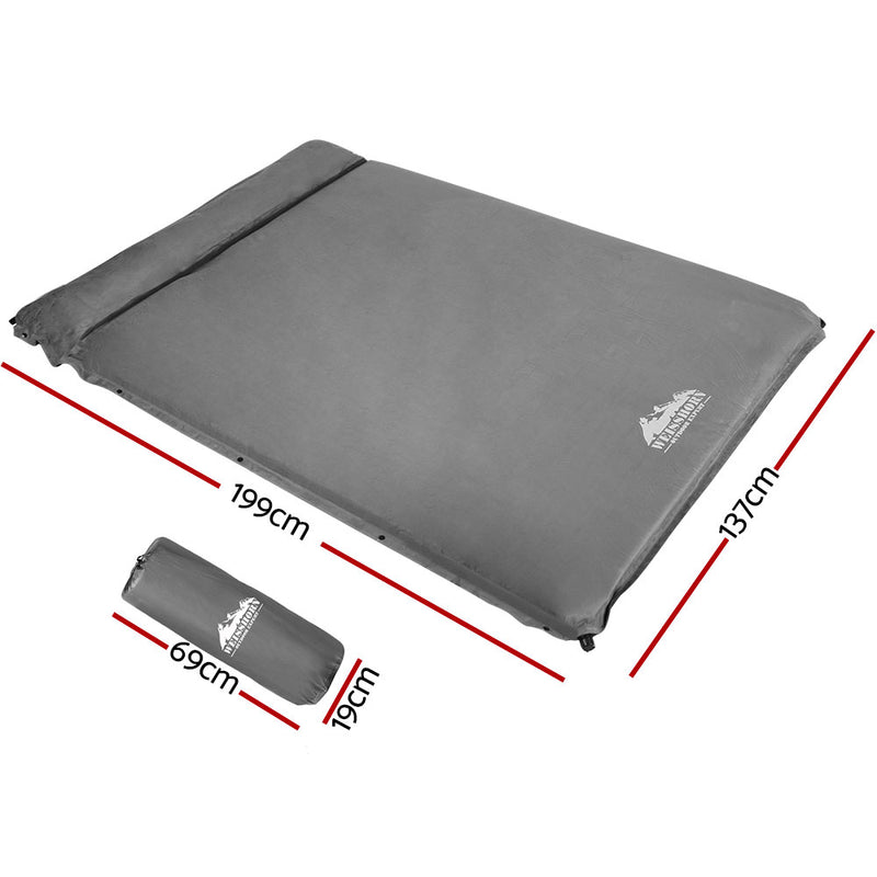 Danoz Camping - Weisshorn Self Inflating Mattress - Grey