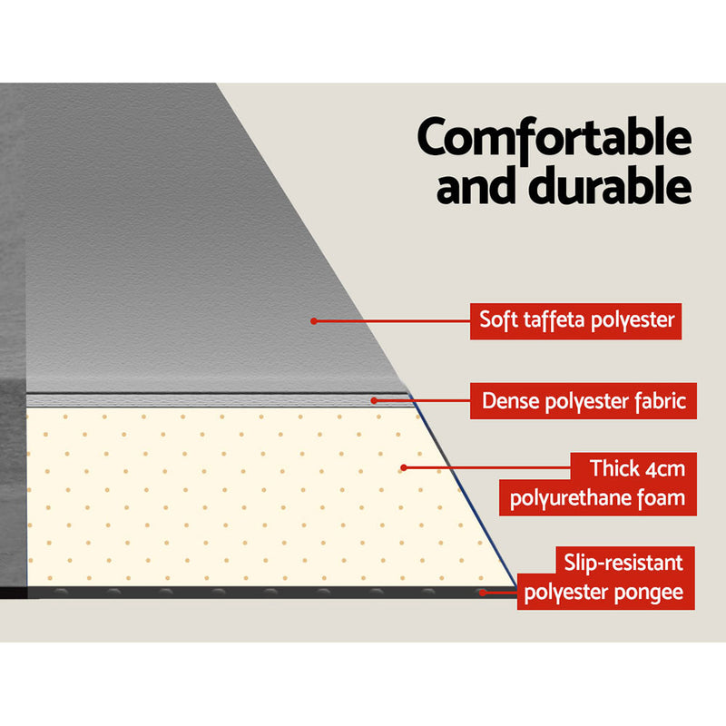 Danoz Camping - Weisshorn Self Inflating Mattress - Grey