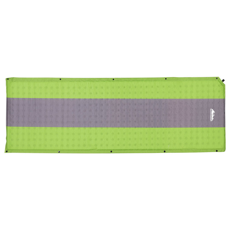 Danoz Direct - Weisshorn Self Inflating Mattress Camping Sleeping Mat Air Bed Pad Single Green