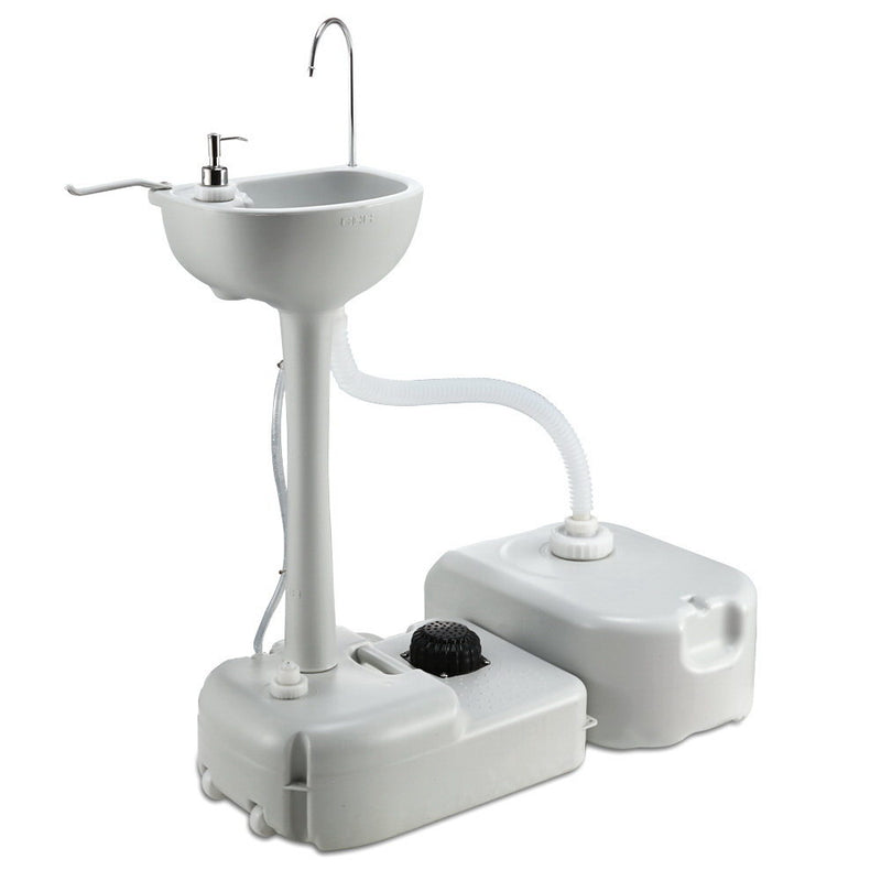 Danoz Camping - Weisshorn Basin Portable Hand Wash Sink Stand 43L Capacity - Free Postage!