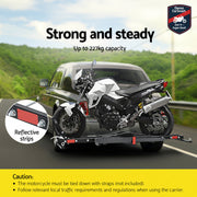 Motorcycle ramp for cars