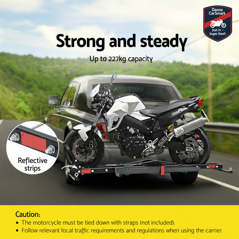 Motorcycle ramp for cars