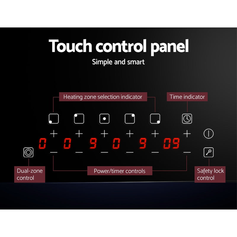 Danoz Kitchen 🧑‍🍳🥘 Devanti Electric Ceramic Cooktop 90cm