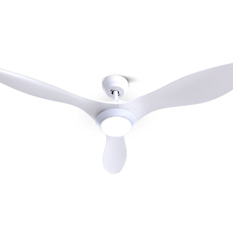 Danoz Appliances - Devanti 52'' Ceiling Fan DC Motor w/Light w/Remote - White