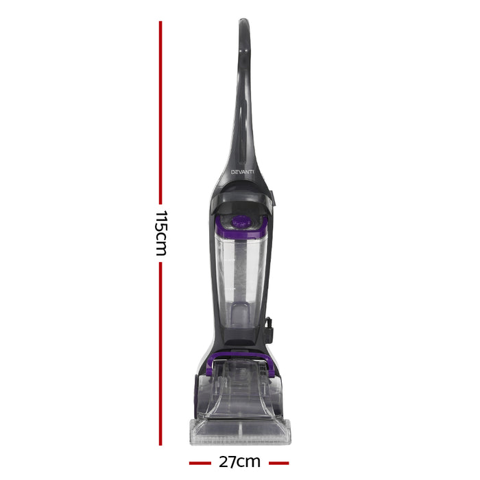 Clean and refresh your carpets with Danoz Direct - Devanti Carpet Washer Handheld Vacuum Cleaner 800W!