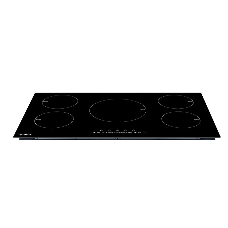 Ultimate cooking with Danoz Direct - Devanti Induction Cooktop 90cm Electric Cooker. This high-tech cooker utilizes induction technology