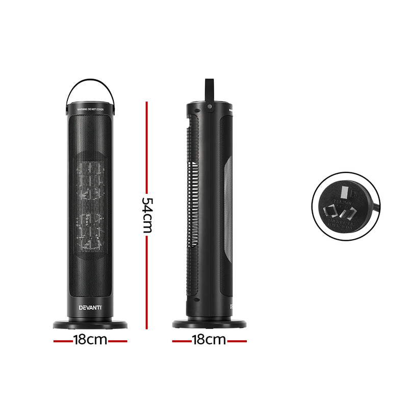 Danoz HeatingSmart - Devanti Ceramic Tower Heater 2000W - Super Deal!