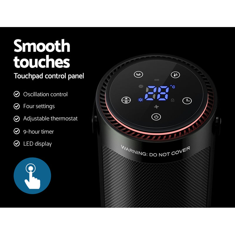 Danoz HeatingSmart - Devanti Ceramic Tower Heater 2000W - Super Deal!