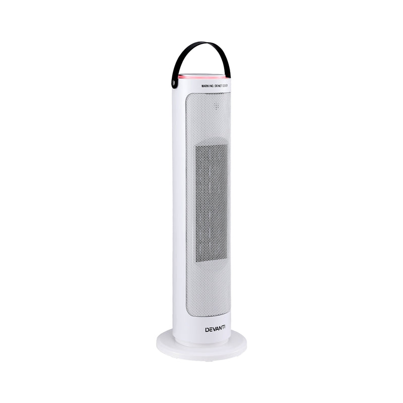 Danoz HeatingSmart 2000W Ceramic Tower Heater 🔥 | 4 Modes incl. ECO | Wide-Angle Oscillation | 9-Hour Timer | Remote Control | Tip-Over & Overheat Protection | 1-Year Warranty!