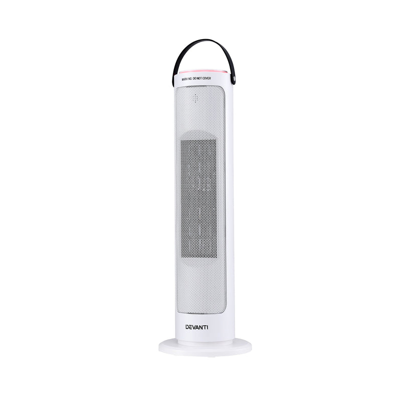 Danoz HeatingSmart 2000W Ceramic Tower Heater 🔥 | 4 Modes incl. ECO | Wide-Angle Oscillation | 9-Hour Timer | Remote Control | Tip-Over & Overheat Protection | 1-Year Warranty!