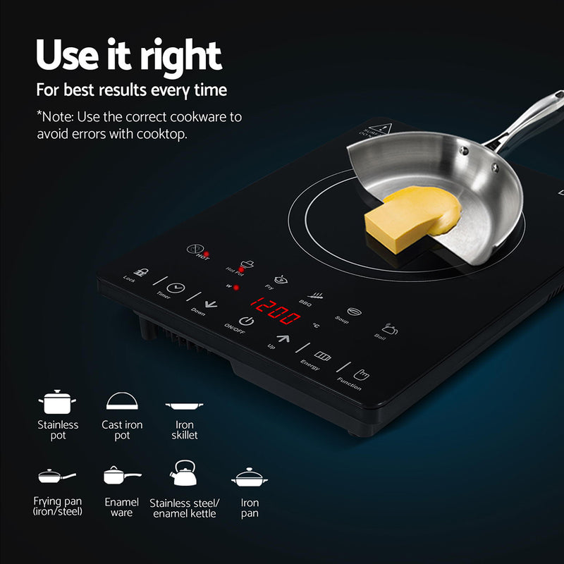 Danoz Kitchen 🧑‍🍳🥘 Devanti Electric Ceramic Cooktop 30cm. Incl. Delivery