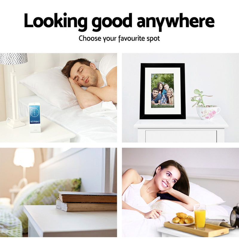 Danoz Bedrooms 🛏️ Artiss Bedside Table 1 Drawer with Shelf - EMMA White - Incl. Delivery