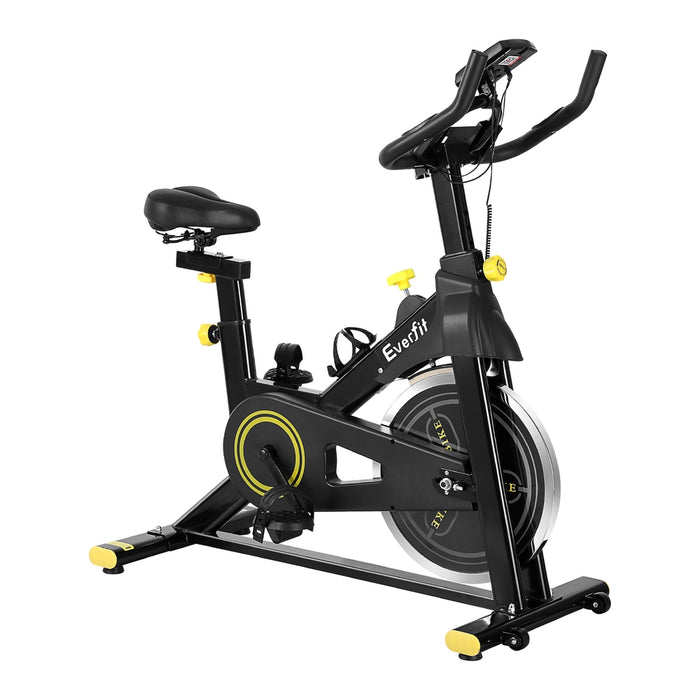 Danoz Fitness - Everfit Spin Bike Exercise Bike Cardio Gym Bluetooth APP Connectable - Incl. Delivery