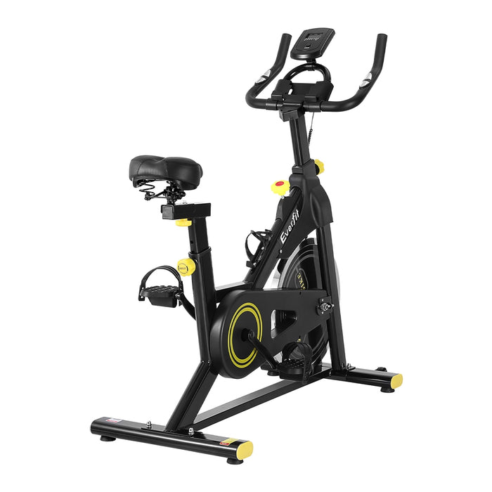 Danoz Fitness - Everfit Spin Bike Exercise Bike Cardio Gym Bluetooth APP Connectable - Incl. Delivery