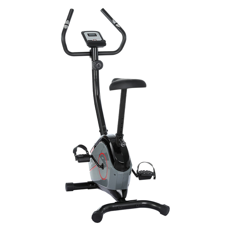 Danoz Fitness - Everfit Magnetic Exercise Bike 8 Levels Upright Bike Fitness Home Gym Cardio - Incl Delivery