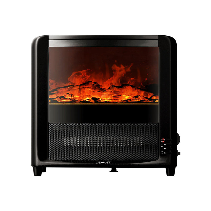 Danoz HeatingSmart - Devanti Electric Fireplace Fire Heaters 2000W - Super Deals!
