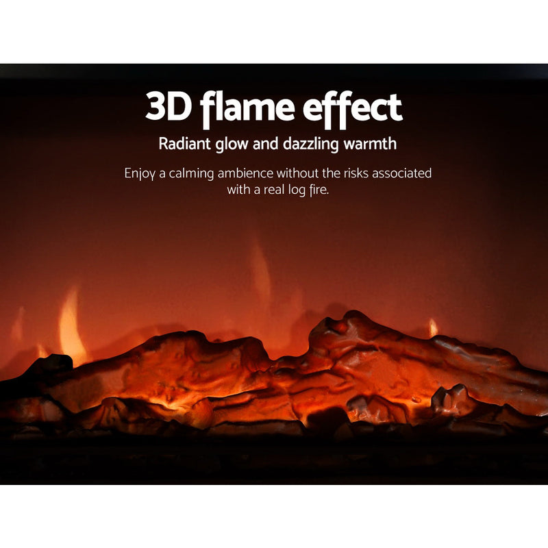 Danoz HeatingSmart - Devanti Electric Fireplace Fire Heaters 2000W - Super Deals!