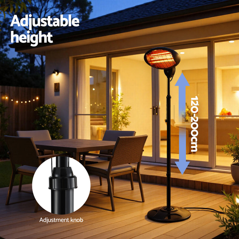 Danoz HeatingSmart - Devanti Electric Patio Heater 2000W - Super Deals!