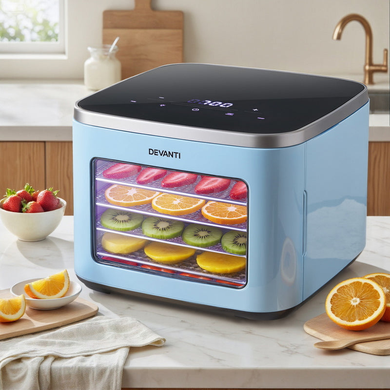 Danoz Kitchen - Devanti 5 Trays Food Dehydrator Mini Fruit Dryer 500W