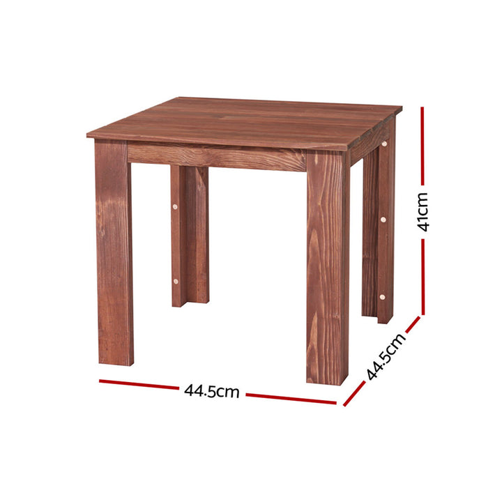 Top outdoor living experience with Gardeon Coffee Side Table. Sturdy wooden construction, versatile piece is perfect for gardening