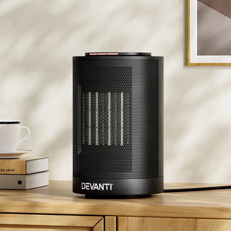 Stay warm and comfortable with Danoz Direct - Devanti Electric Fan Heater 1200W