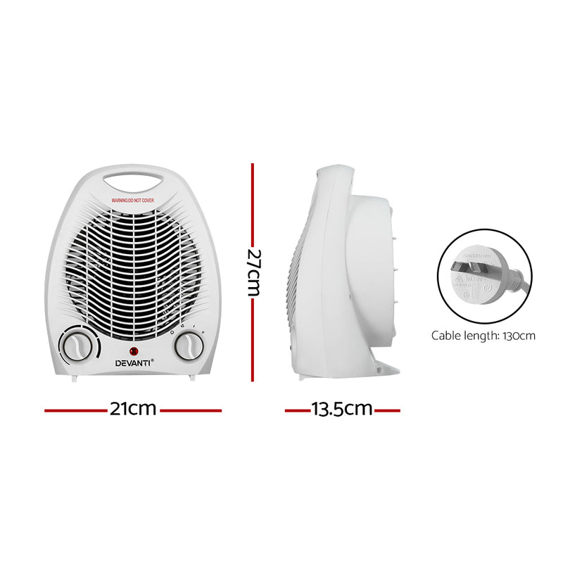 Danoz HeatingSmart - Devanti Electric Fan Heater 2000W - Nice Price!