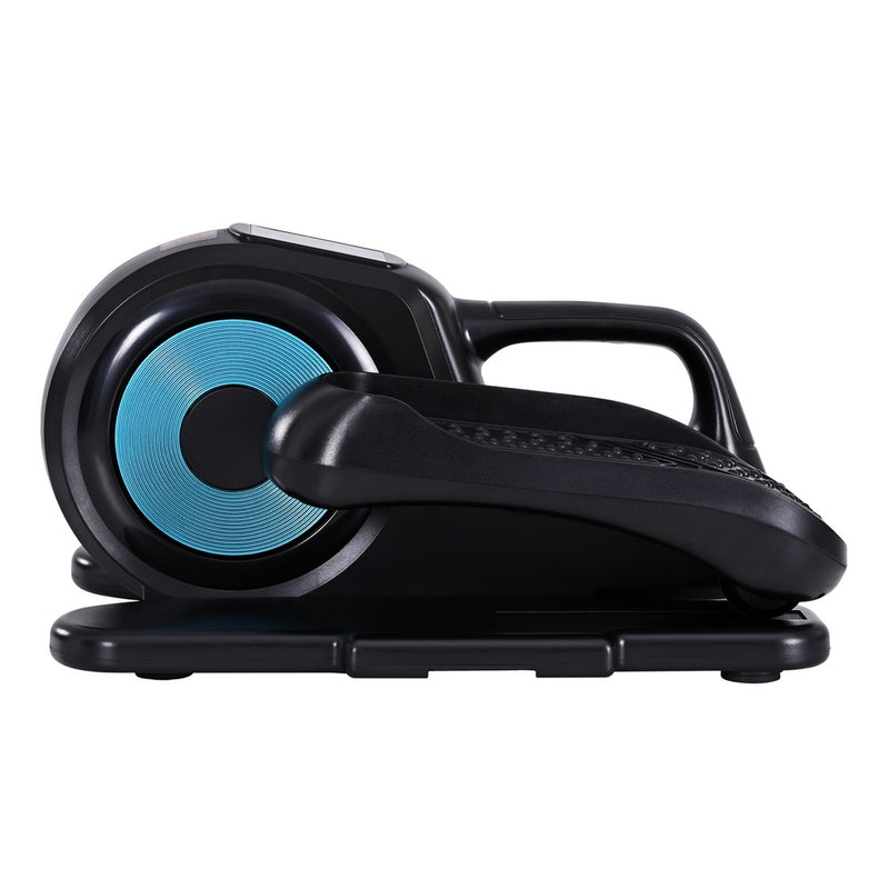 Danoz Fitness  - Under Desk Electric Pedal Exerciser Mini Exercise Bike Elliptical Cross Trainer 50W Blue with Remote Control