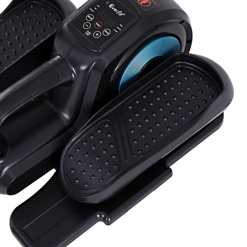 Danoz Fitness  - Under Desk Electric Pedal Exerciser Mini Exercise Bike Elliptical Cross Trainer 50W Blue with Remote Control